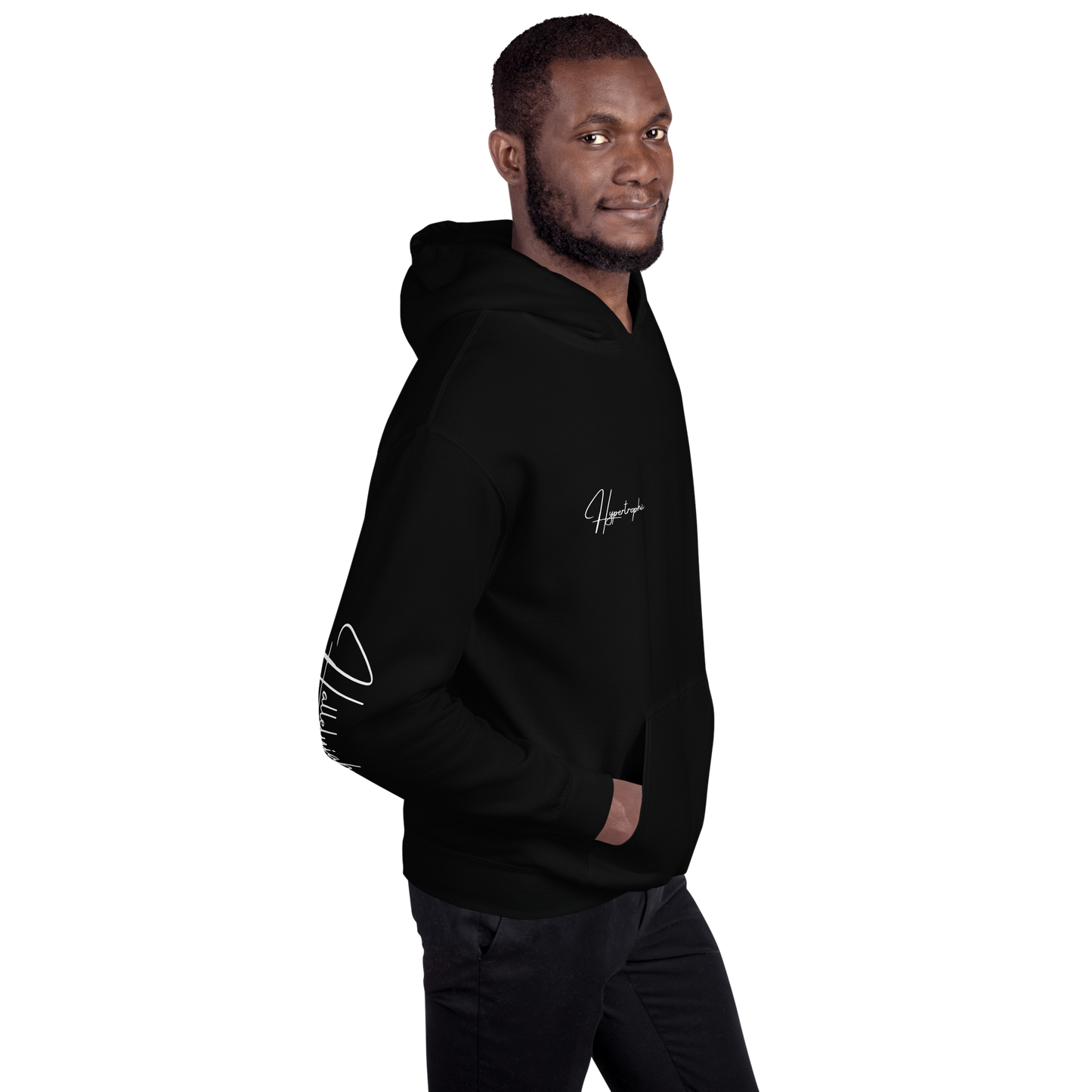 HH aroundtheglobe sleeve printed hoodie