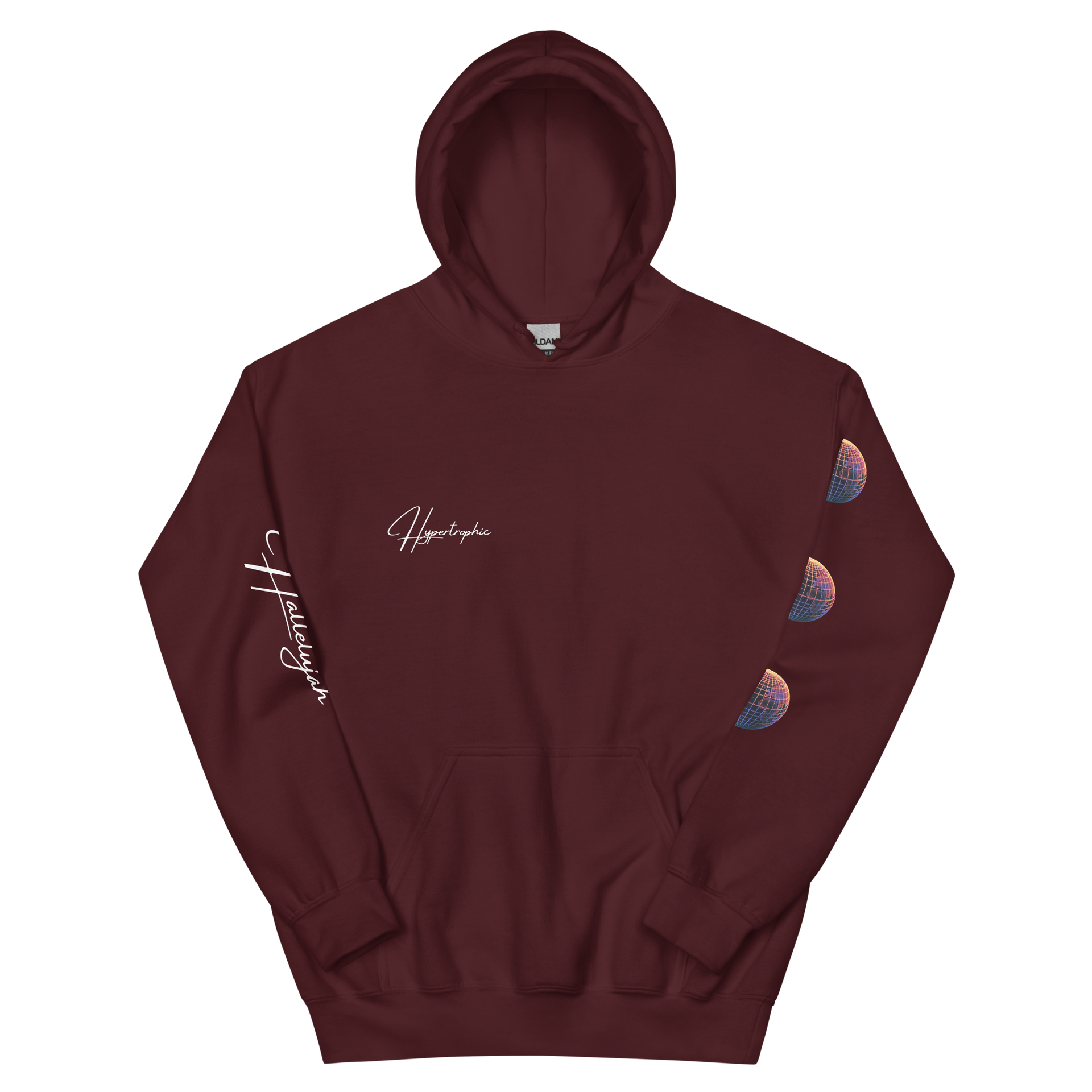HH aroundtheglobe sleeve printed hoodie – Hypertrophic